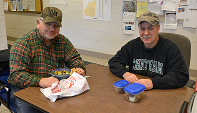 Photo of Arnie Huinker and Al Heilman.